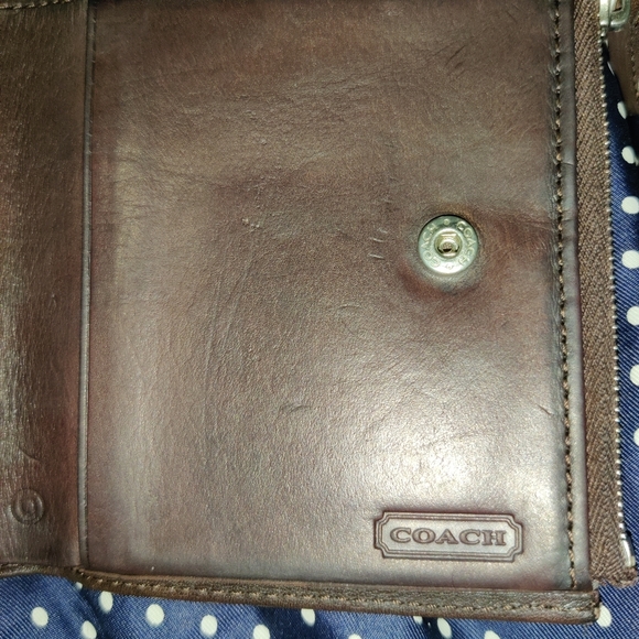 Coach Bifold Wallet with Zippered Coin Pocket - Picture 9 of 16